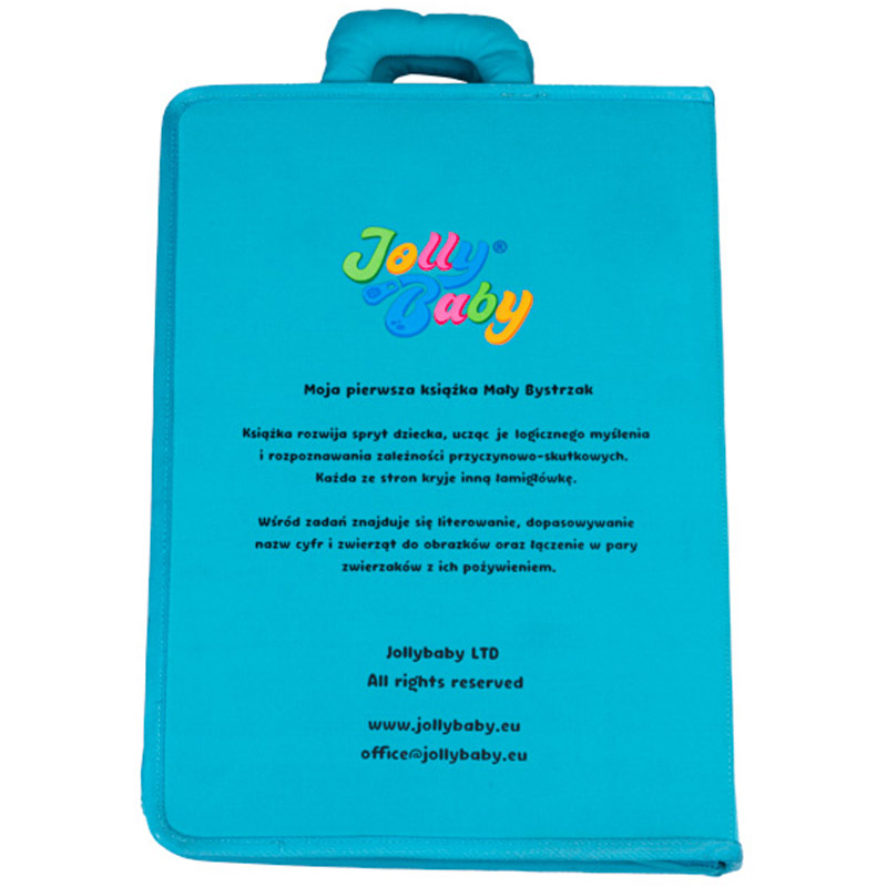 Jolly Baby Edukacyjna książeczka Mały bystrzak 80472