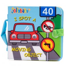 Jolly Baby Książeczka Traffic cloth book EN