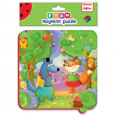 Magnesy piankowe puzzle Mieszkańcy Lasu