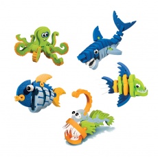 Puzzle piankowe 3D Bloco Marine Creatures DD25003 OU